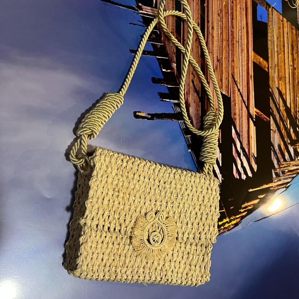 Woven Shoulder Bag